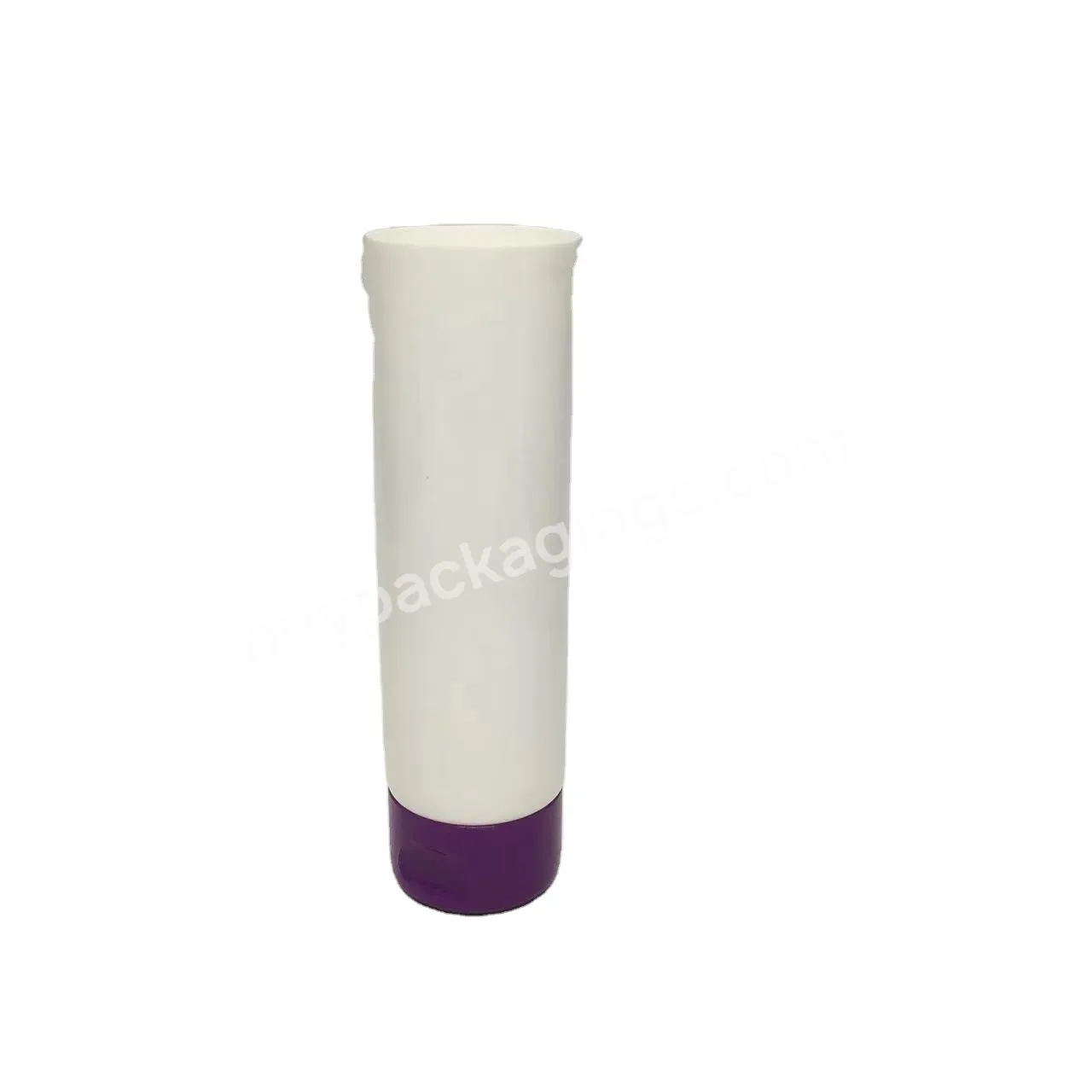 Hot Oem Plastic Empty Pe Cosmetic Tube With Flip Top Lid Logo Printing