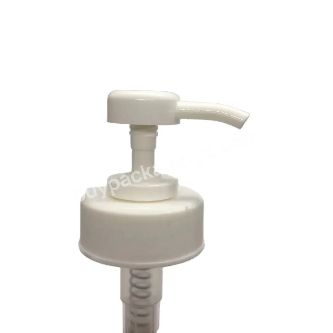 Hot Oem Plastic Pp Large Size 45mm Lotion Dispenser Pump White Own