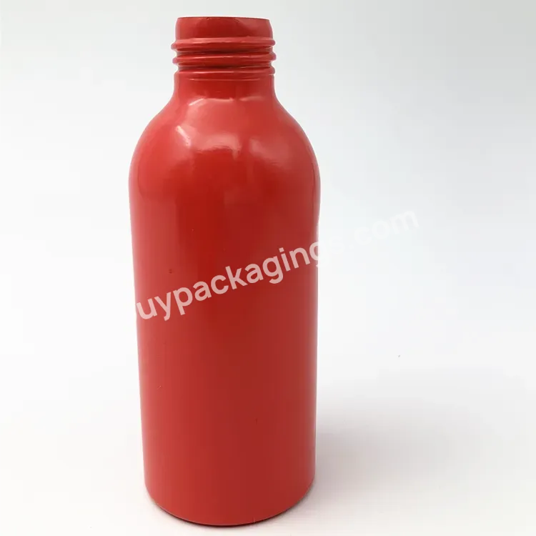 Hot Oem Rts 100ml 250ml 300ml 500ml Oem Red Aluminum Spray Lotion Pump Bottle For Packing Cosmetic Skin Water Hand Sanitizer