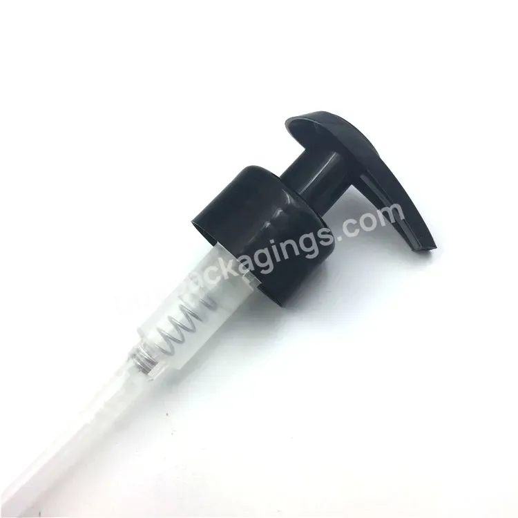 Hot Oem Rts 24/410 Smooth Black Plastic Cosmetic Packaginging Lotion Pump For Hair Bottle Manufacturer/wholesale