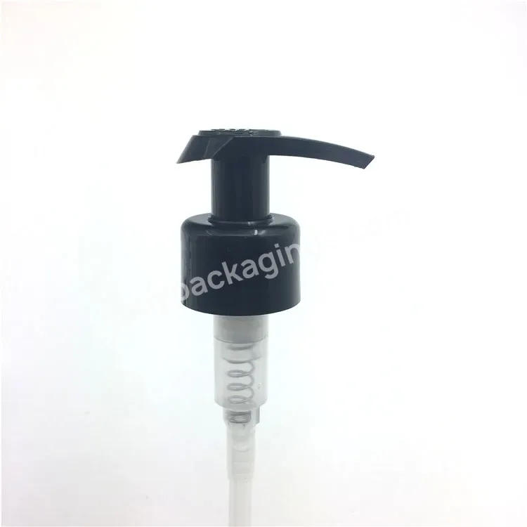 Hot Oem Rts 24/410 Smooth Black Plastic Cosmetic Packaginging Lotion Pump For Hair Bottle Manufacturer/wholesale