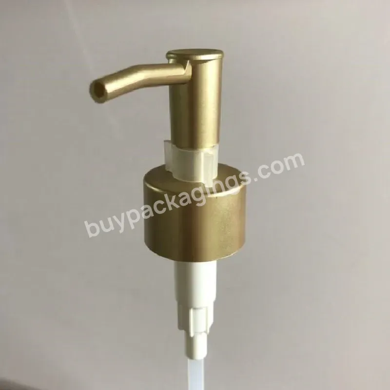 Hot Oem Rts 28mm 28/410 Matte Gold Liquid Soap Lotion Pump Dispenser With Long Nozzle