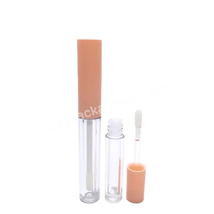 Hot Oem Rts Customized My Own Logo Lip Gloss Tube 4ml Lip Gloss Container Private Label 4ml Unique Lip Gloss Tubes With Brush