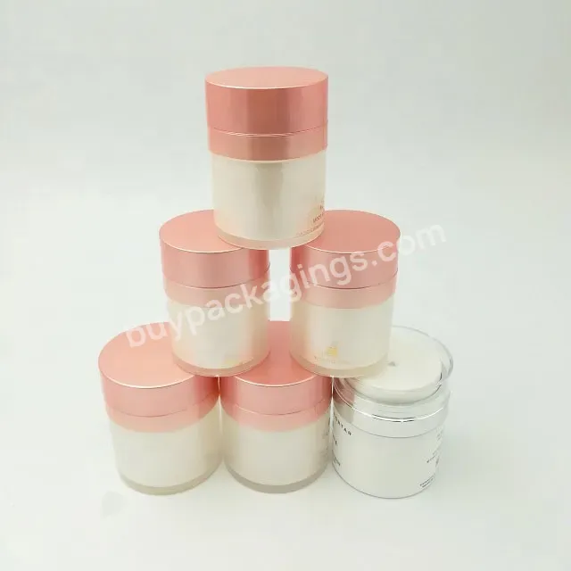 Hot Oem Rts Empty Cosmetic Luxury Plastic Airless Jars Lotion Bottle Packages / Cream Acrylic Cosmetics Package Containers Manufacturer/wholesale