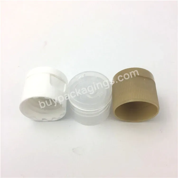 Hot Oem Rts Manufacturer 20/410 24/410 White Ribbed Flip Top Lid Plastic Bottle Lid Manufacturer/wholesale