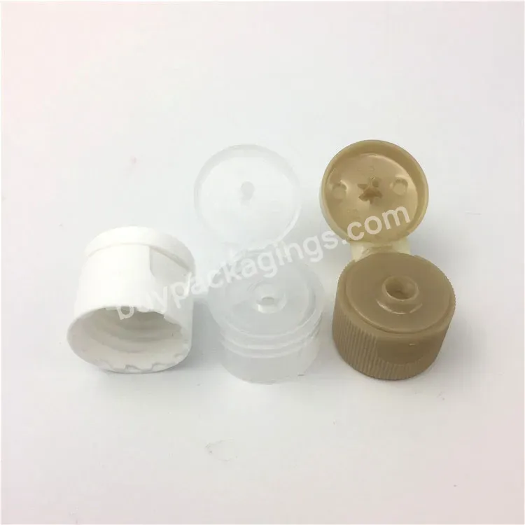 Hot Oem Rts Manufacturer 20/410 24/410 White Ribbed Flip Top Lid Plastic Bottle Lid Manufacturer/wholesale