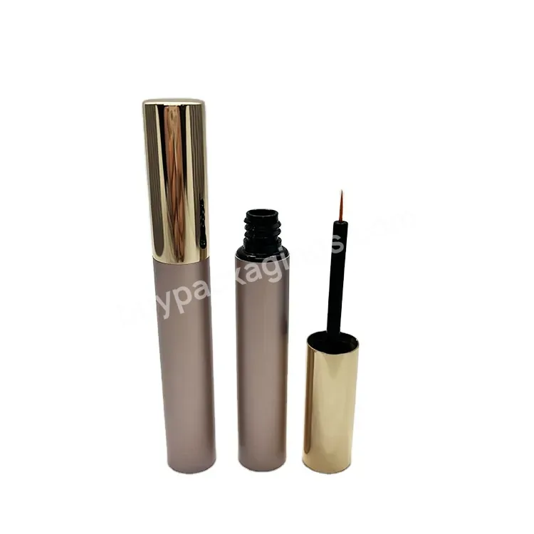 Hot Oem Rts Metal And Plastic Eyeliner Tube 7ml Eyeliner Pencil Cosmetic Make Up Bottle Manufacturer/gold Color Wholesale Manufacturer