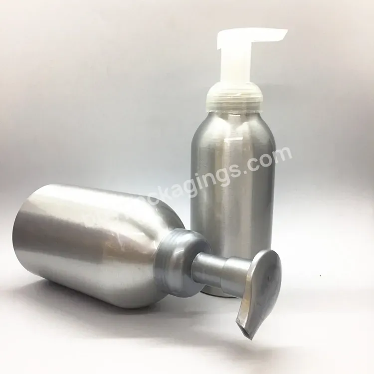 Hot Oem Rts Refillable Aluminum Liquid Soap Foaming Hand Washing Bottle