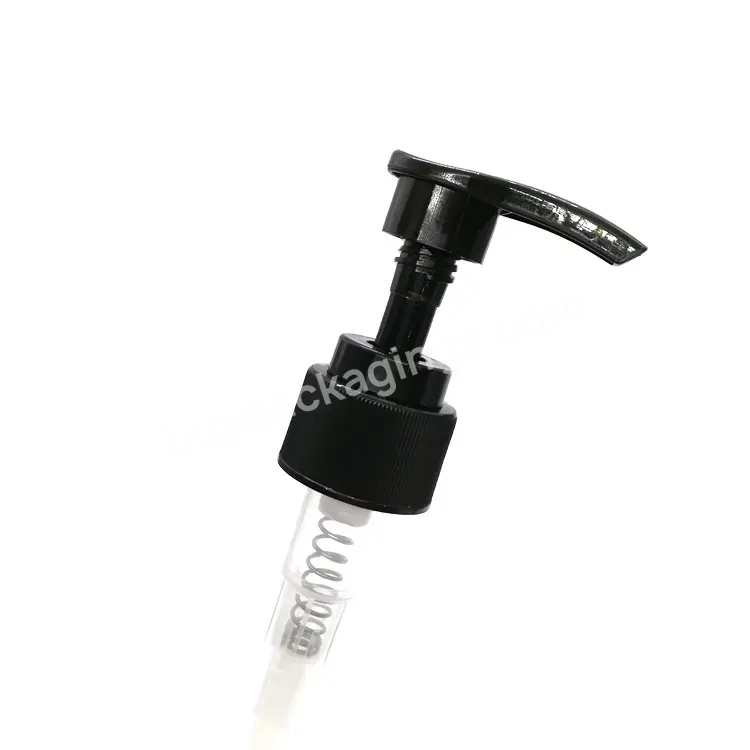 Hot Oem Rts Stock 24/410 Black Liquid Soap Dispenser Lotion Pump Screw Up Pump For Shampoo Bottle