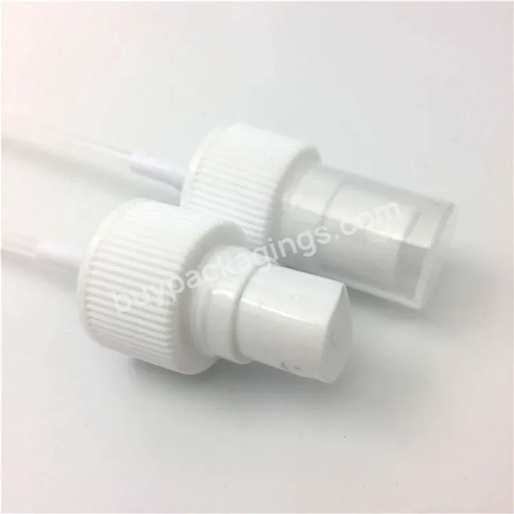 Hot Oem Rts Stocked 20/410 24/410 Plastic White Ribbed Closure Fine Mist Spray Pump Manufacturer