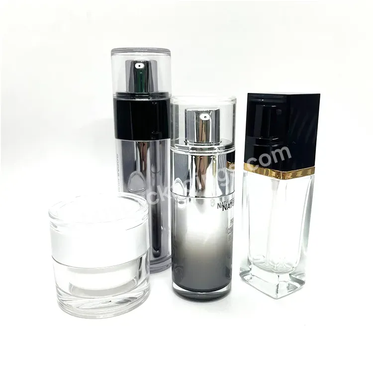 Hot Oem Super September Luxury Acrylic Lotion Containers Skincare Packaging Cosmetic Bottles And Jars Sets For Sale