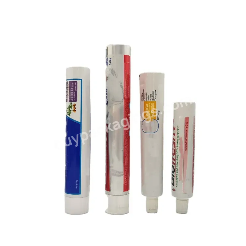 Hot Oem Wholesale Abl Soft Laminated Squeeze Aluminum Barrier Laminated Tube Toothpaste Tube Empty Cosmetic Tube