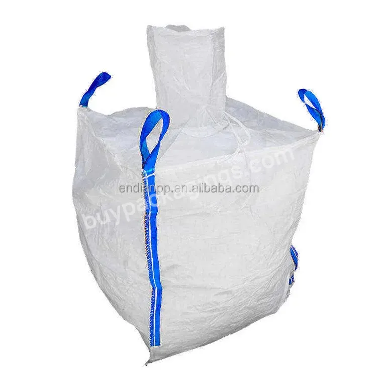 Hot Pp 39" 1 Cubic Meter 1 Ton Super Sack Big Jumbo Bulk Bag Fibc Bags With Funel