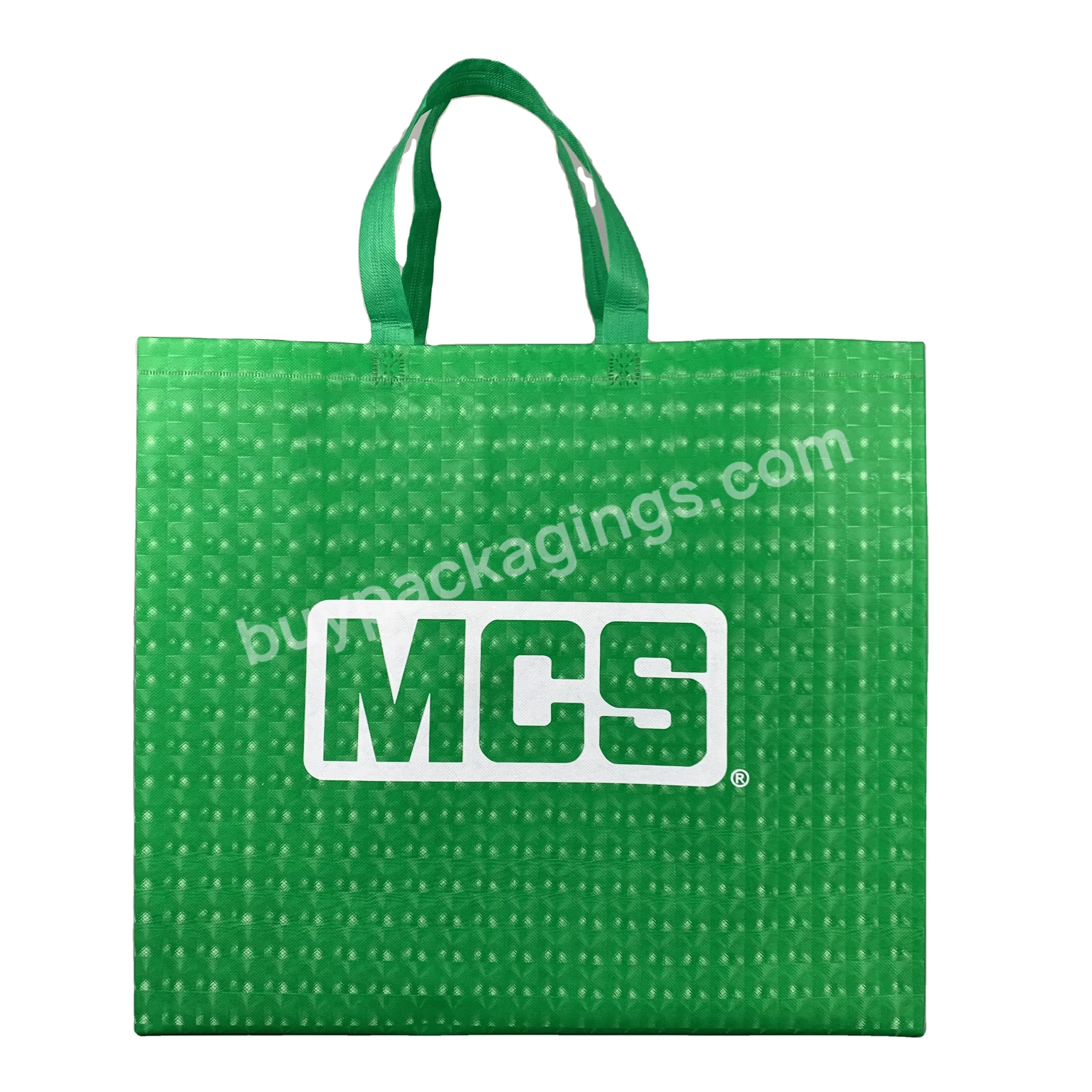 Hot Promotion Tough Recyclable Shopping Bag Customized Anti-water Non Woven Bag With Logo For Packing