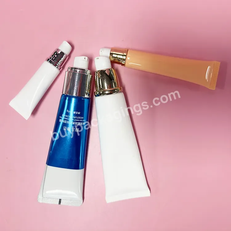 Hot Sale 10ml 50ml 100ml 120ml Soft Plastic Tubes With Pump Used For Bb Cream