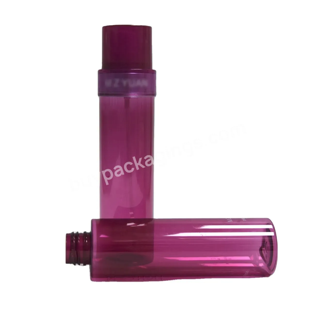 Hot Sale 150ml Cylinder Purple Plastic Spray Bottle For Body Spray Factory Customized Fine Mist Pet Plastic Spray Bottle