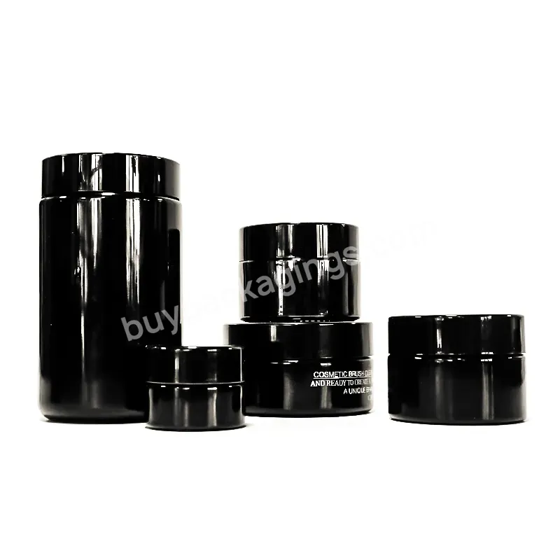 Hot Sale 15ml 30ml 50ml 100ml 200ml 250ml 500ml 1000ml Cosmetic Container Uv Dark Violet Glass Cream Jar - Buy Hot Sale 1000ml Uv Glass Jar/smell-proof Violet Storage Uv Stash Jar Container,15g 30g 50g 100g 200g 250g 500g 1000g Uv Dark Violet Glass J