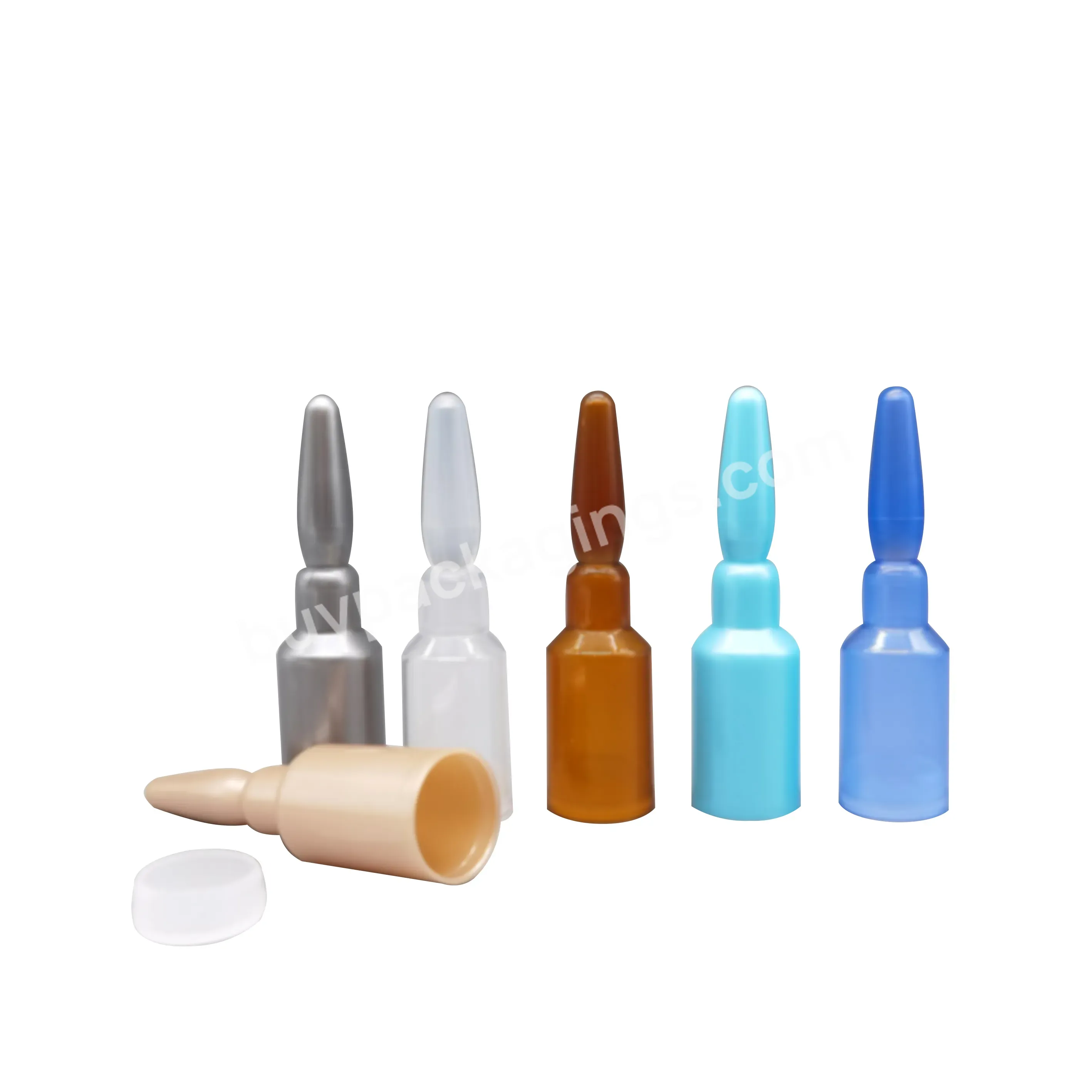 Hot Sale 1.5ml 3ml 5ml Twist Off Plastic Ampoule Bottle Essential Oil Essence Ampoule Bottle