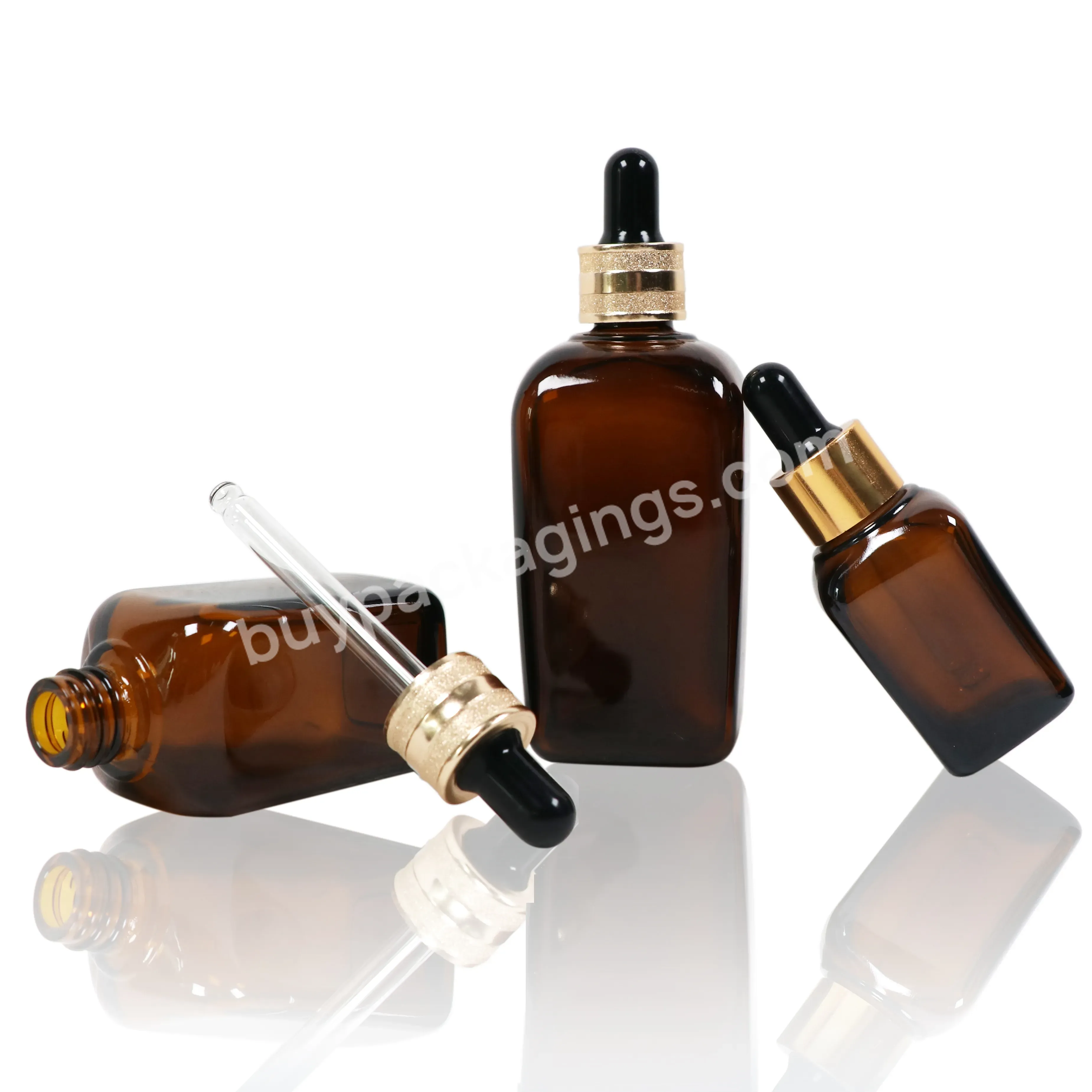 Hot Sale 1oz 10ml 20ml 30ml 50ml 100ml Amber Essential Oil Glass Dropper Bottle With Pipette