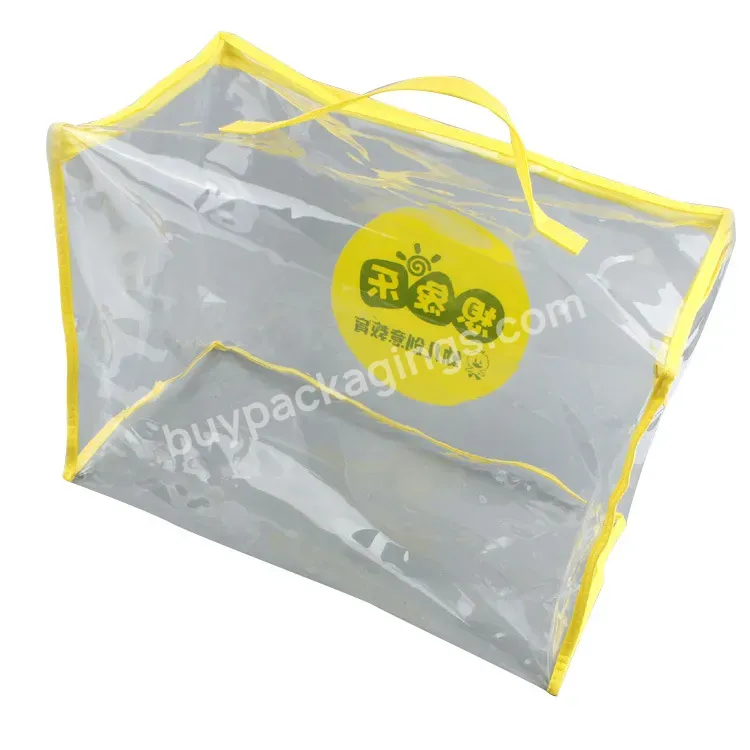 Hot Sale 2-piece Transparent Pvc Bag Bedding Bag Duvet Bag