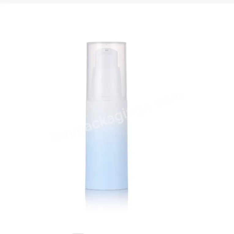 Hot Sale 20ml 30ml 40ml 50ml Pp Plastic Vacuum Bottle Empty Cosmetic Cream Airless Bottle Factory