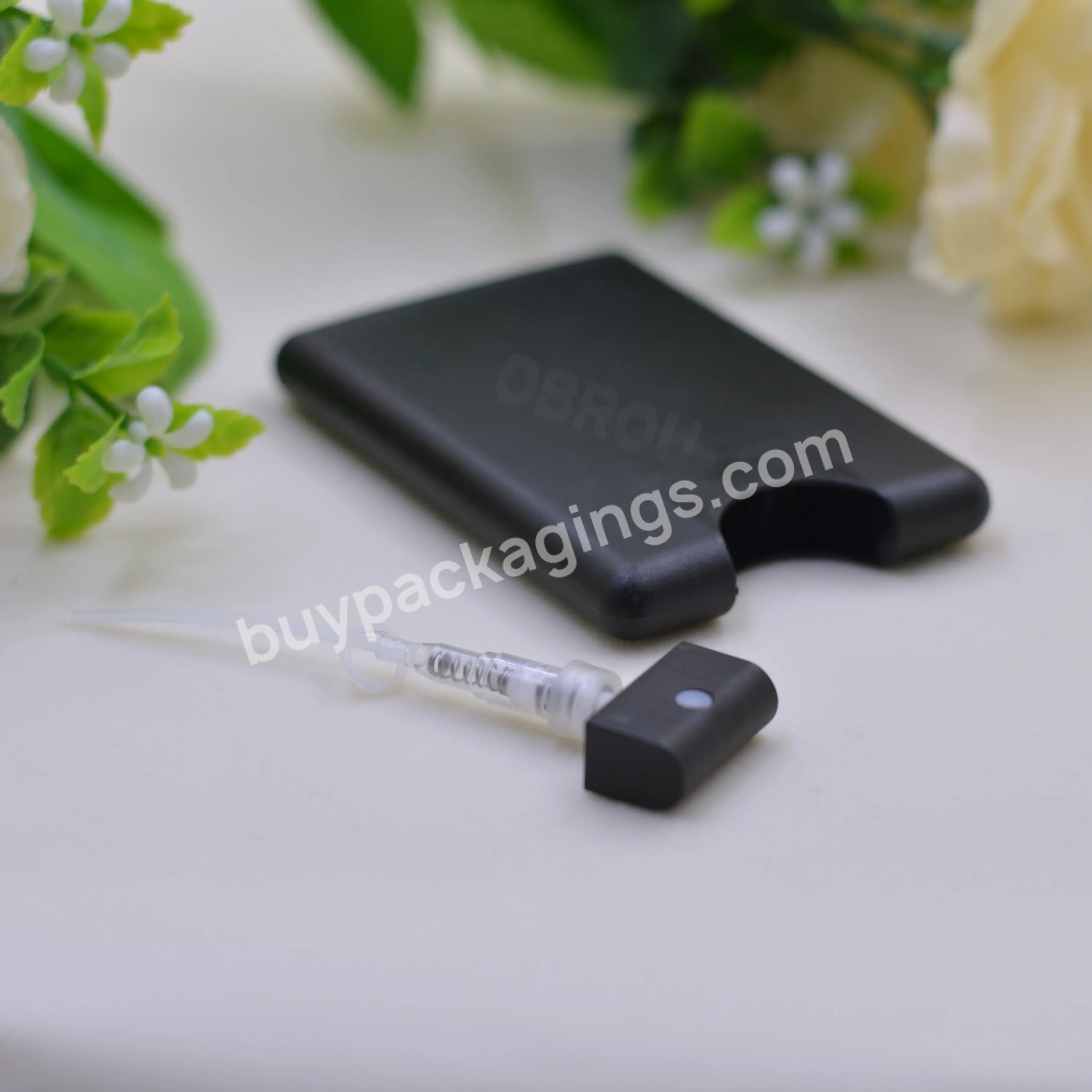 Hot Sale 20ml Plastic Credit Card Pocket Size Perfume Mist Spray Bottle For Hand Sanitizer Sprayer