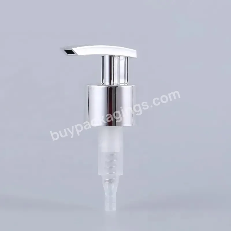 Hot Sale 28/410 Plastic Silvery Uv Metal Hand Liquid Soap Dispenser Lotion Bottle Pump Spray