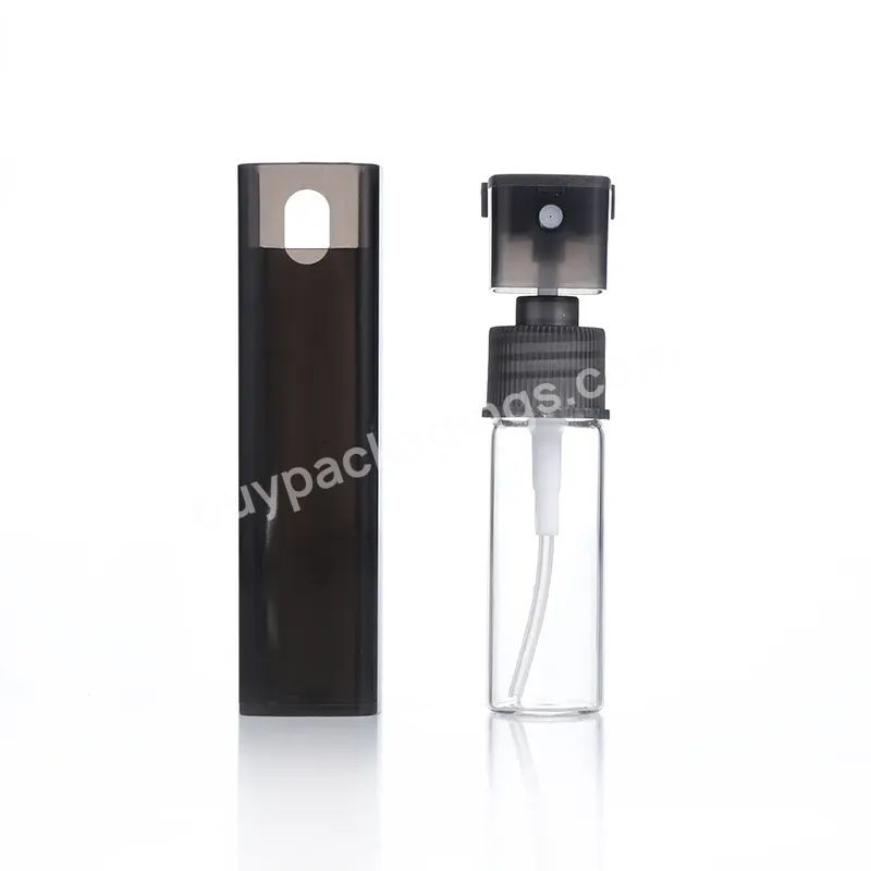 Hot Sale 2ml 3ml 5ml Perfume Tester Vial Clear Glass 3ml Perfume Bottle With Gold Sprayer