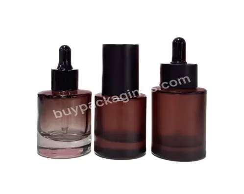 Hot Sale 30ml 50ml 100ml Dark Brown Thick Bottom Glass Bottle And A Variety Of Covers Used In Cosmetics