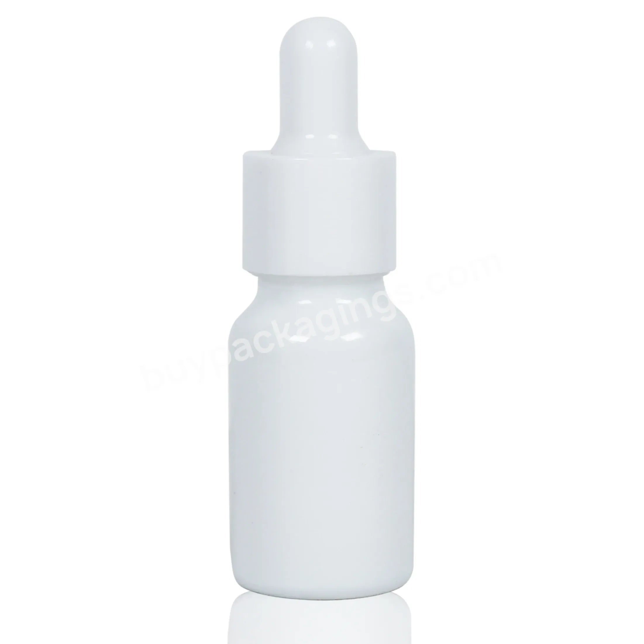 Hot Sale 30ml 50ml 100ml Porcelain White Glass Dropper Bottle For Essential Oil