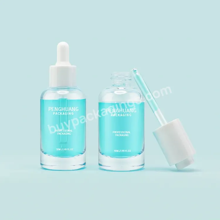 Hot Sale 30ml 50ml Clear Colored Serum Glass Dropper Bottle Cosmetic Packaging Essential Oil Dropper Bottle - Buy Essential Oil Bottle 30ml 50ml,Cosmetic Glass Bottle,Empty Serum Glass Bottles.