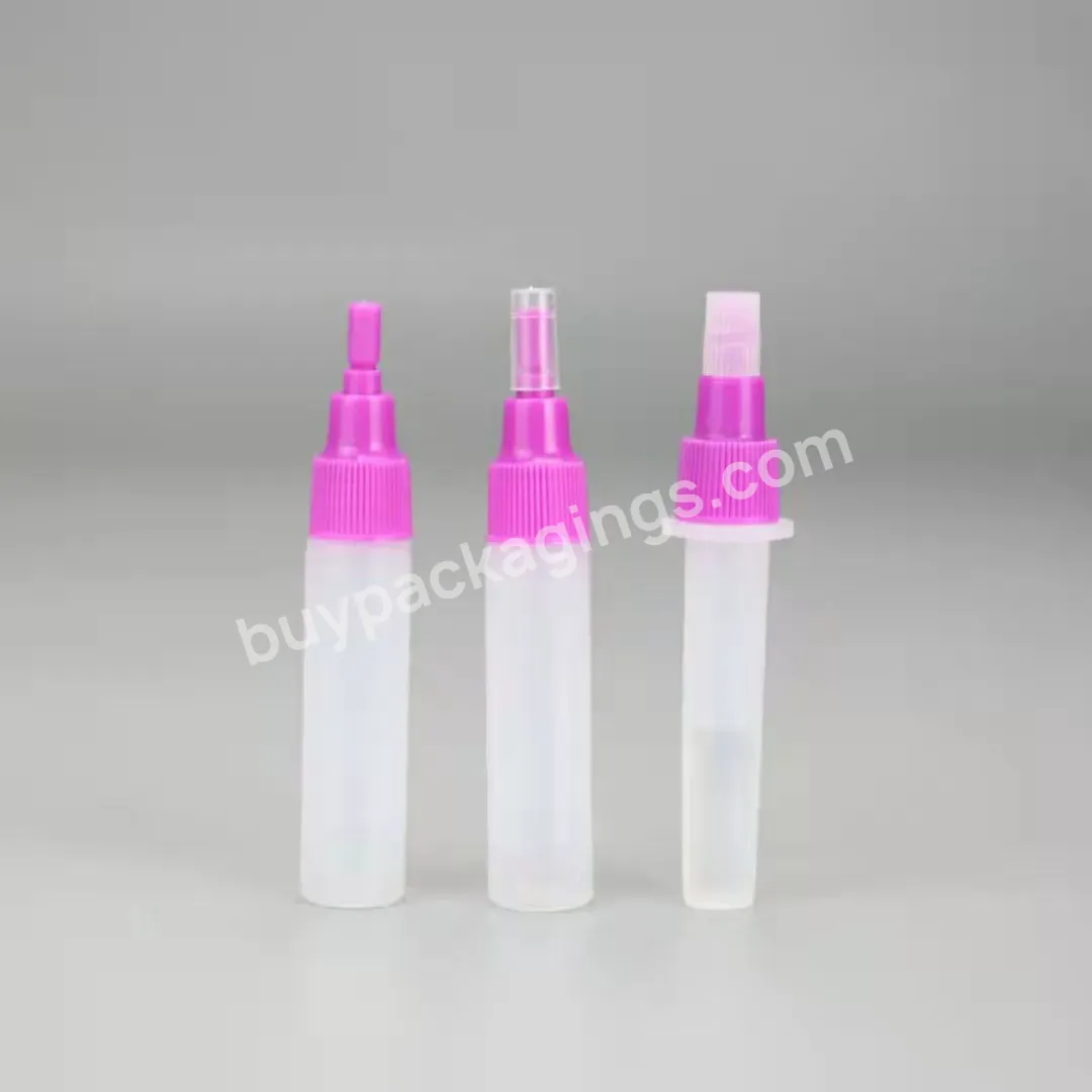 Hot Sale 5ml Lab Nucleic Acid Extraction Tube With Dropper Test Rapid Clinical Detection Reagent Tube - Buy Detection Reagent Tube,Plastic Extraction Tube,Plastic Fob Tube.