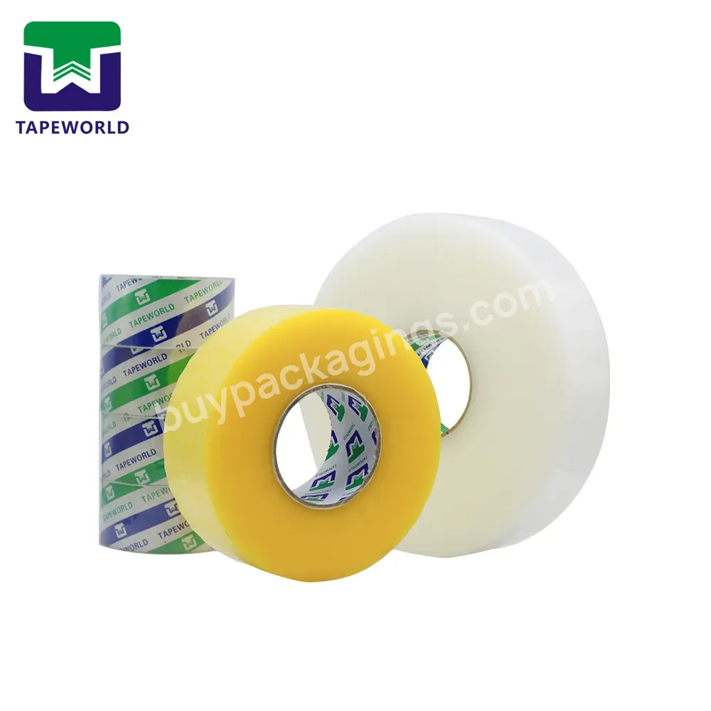 Hot Sale 72mm Logo Printed Bopp Acrylic Self Adhesive Clear Custom Shipping Carton Sealing Tape China Tape Manufacturer