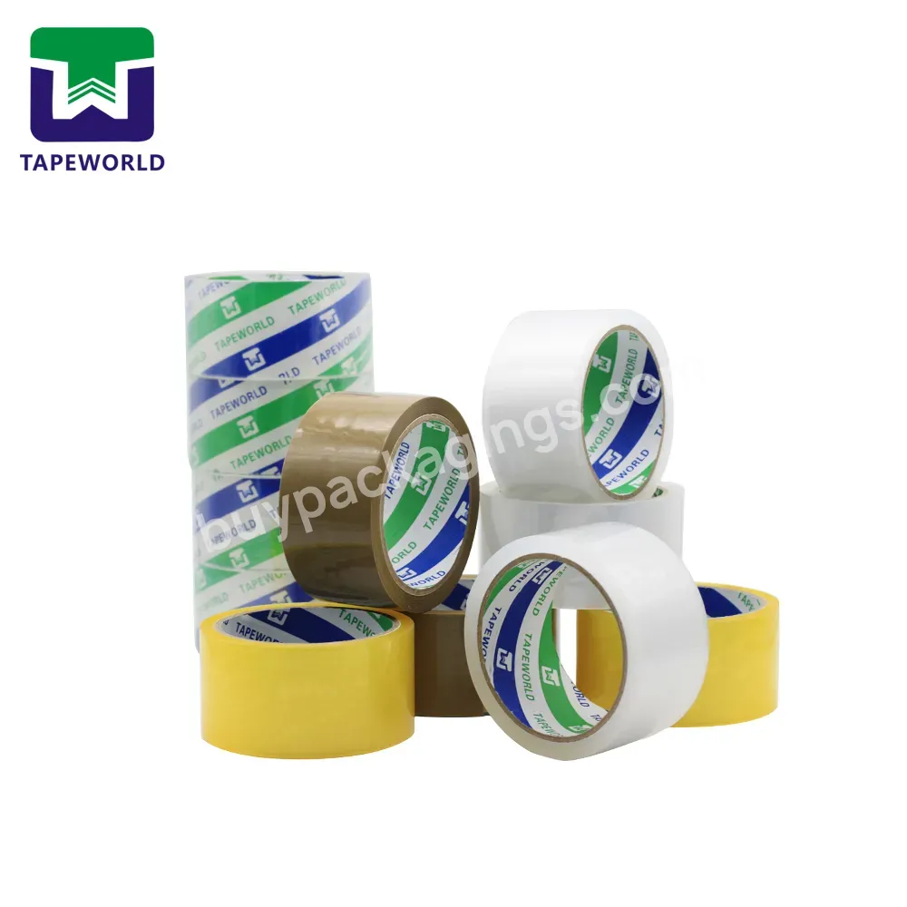 Hot Sale 72mm Logo Printed Bopp Acrylic Self Adhesive Clear Custom Shipping Carton Sealing Tape China Tape Manufacturer