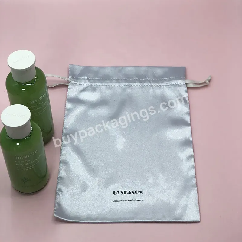 Hot Sale Cheap Jewelry Drawstring Packaging Pouches Custom Logo Satin Bags