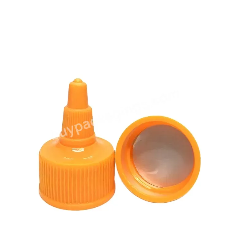 Hot Sale Cheap Pp Cap Custom Plastic Squeeze Tomato Honey Sauce Ketchup Bottle Twist Off Spout Cap