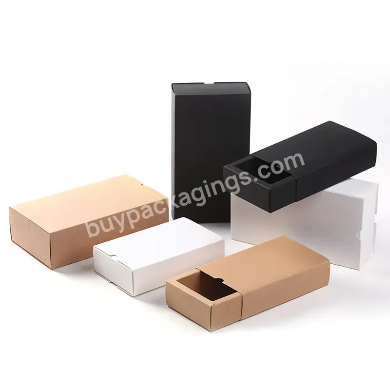 Hot Sale Cheep Customized Gift Jewelry Packaging Logo Printing Earring And Watch Drawer Paper Box