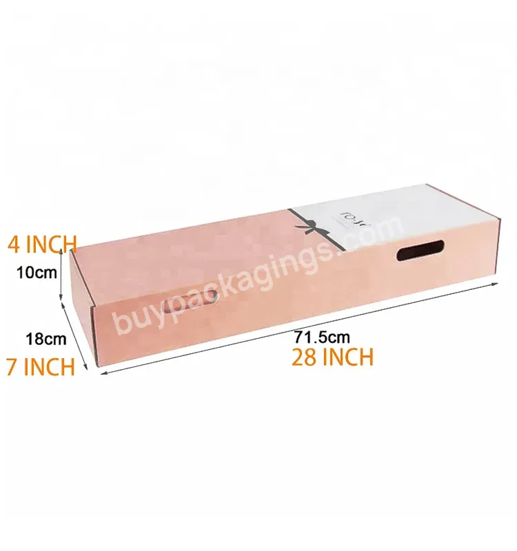 Hot Sale China Wholesale Appearance Reasonable Price Strong Board Roses Flower Shipping Corrugated Paper Packaging Box