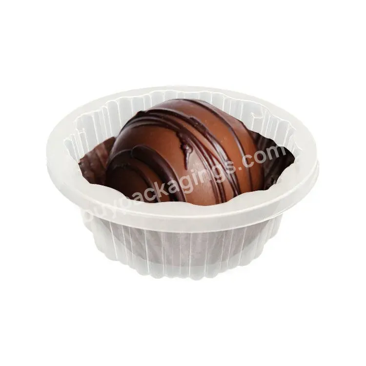 Hot Sale Clear Food Grade Pp Plastic Single Cupcake Container,Individual Dessert Box,Perfect For Favor Party Birthday