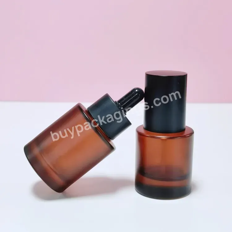 Hot Sale Cosmetic Packaging Thick Bottom 30 Ml Serum Bottle Essential Oil Glass Dropper Bottle Oil Glass Bottle