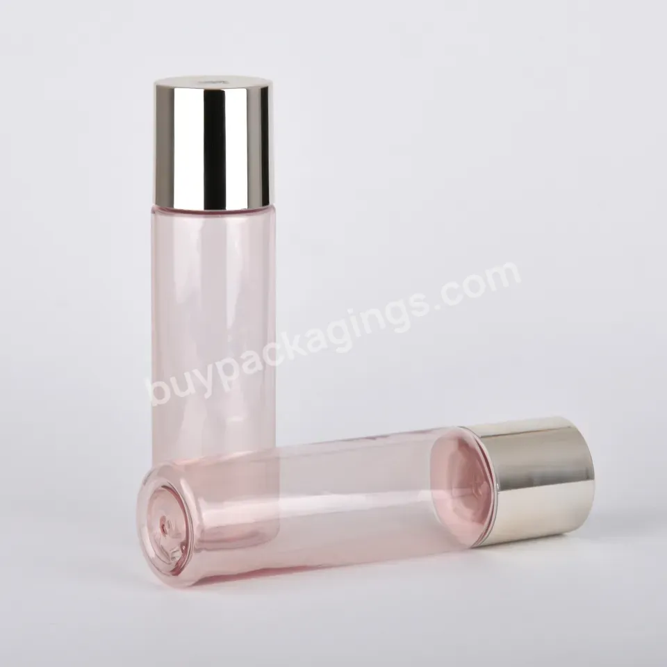 Hot Sale Cosmetics Plastic Bottle For Rose Water Toner Cosmetic Set Packaging With Big Screw Cap Lotion Bottlehot Sale Cosmetics