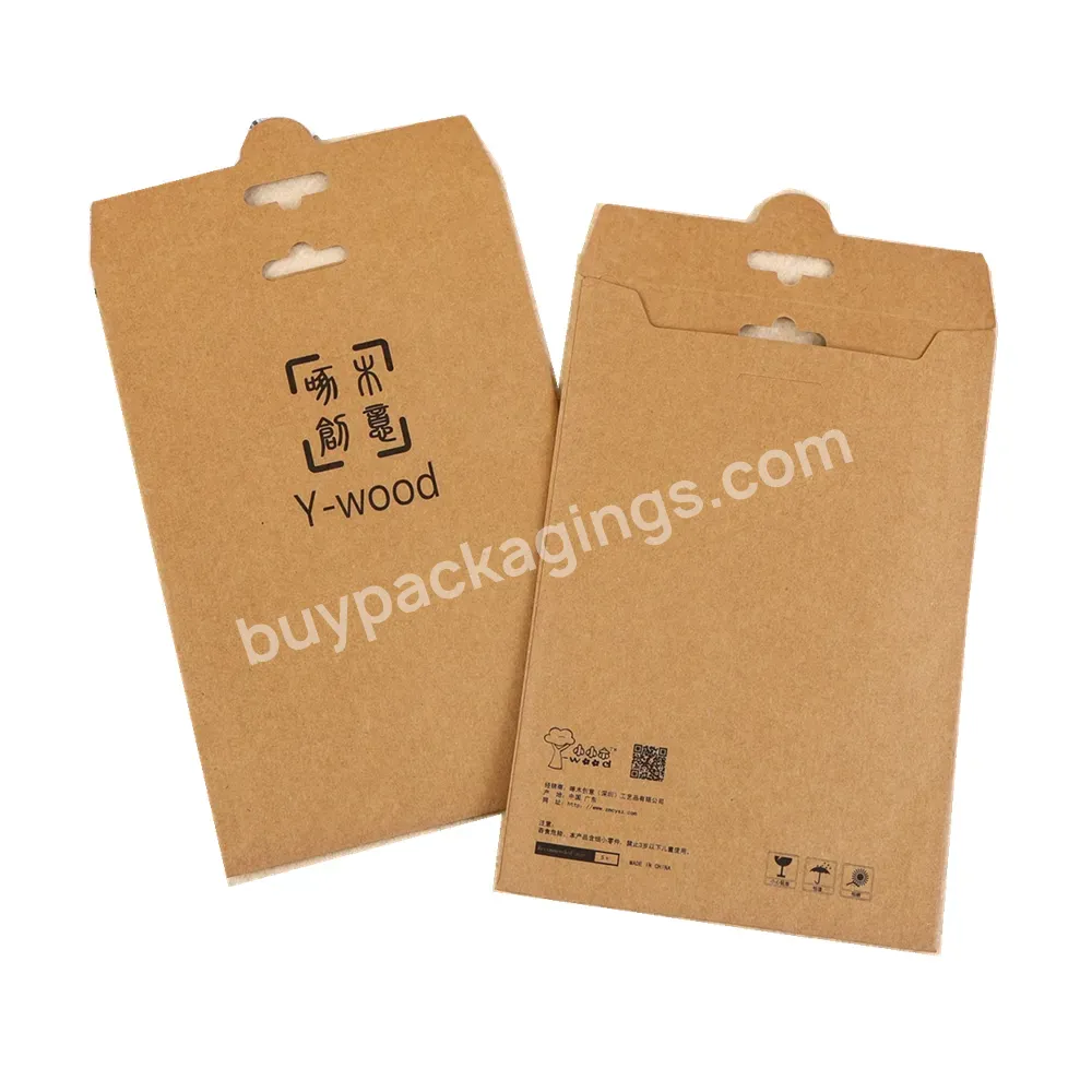 Hot Sale Custom Cardboard Mini Kraft Envelope Clothing Socks Packaging Mailing Paper Envelopes