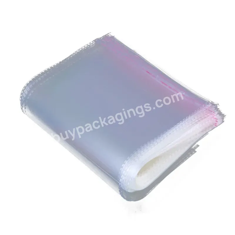 Hot Sale Custom Clear Candy Recyclable Oppbag Packaging Clear Plastic Self Adhesive Seal Opp Bags For Clothing Garment