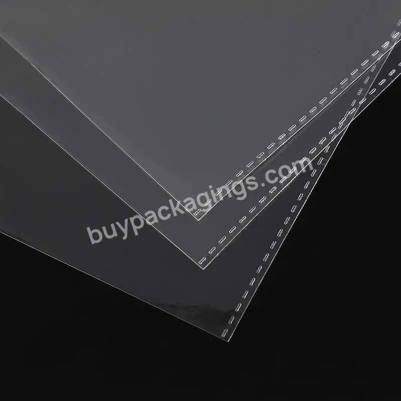 Hot Sale Custom Clear Candy Recyclable Oppbag Packaging Clear Plastic Self Adhesive Seal Opp Bags For Clothing Garment