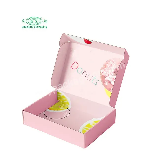 Hot Sale Custom Logo Donut Box Doughnut Package Bakery Cake Boards Box Personalized Boxes