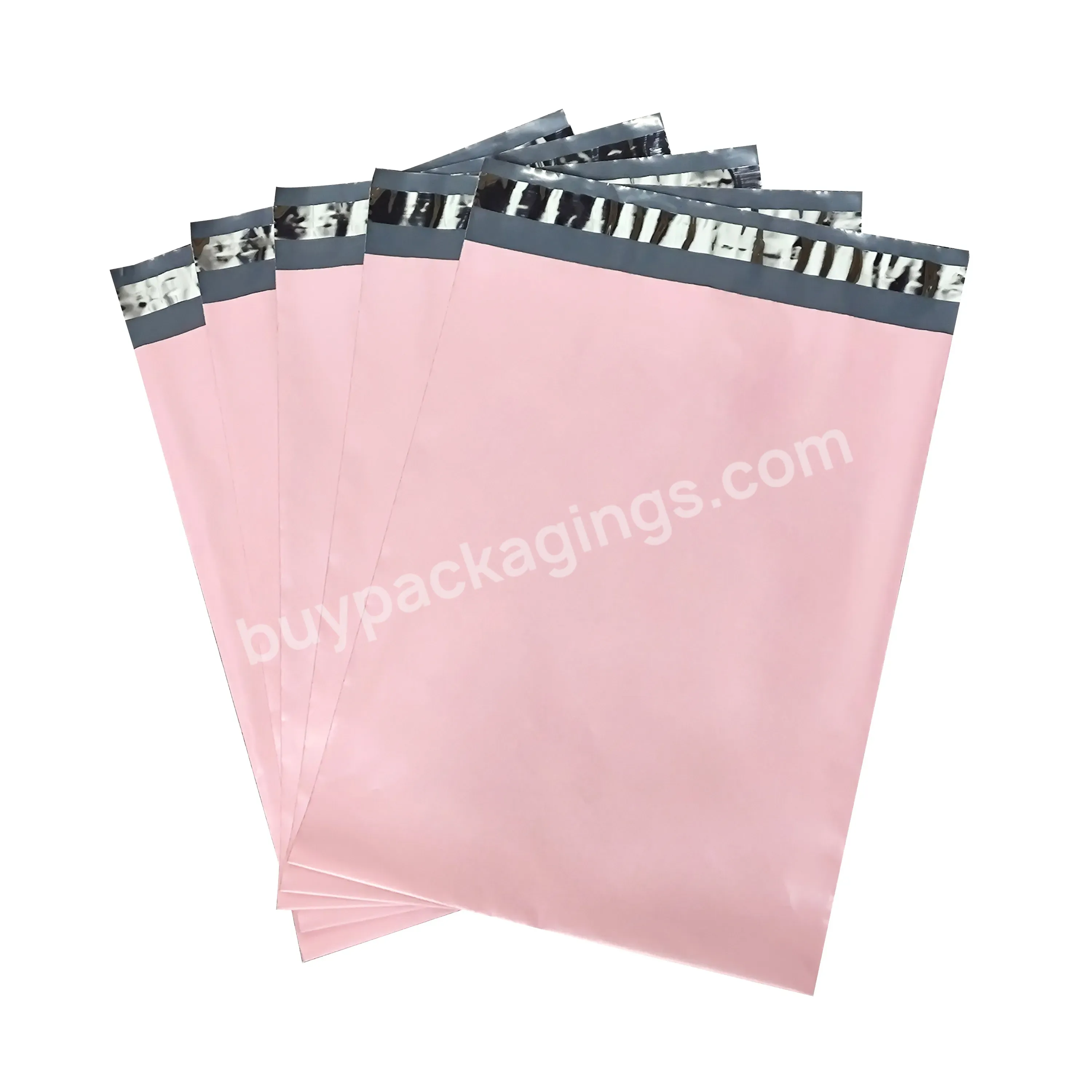 Hot Sale Custom Pink New Material Packaging Bag Self Seal Poly Bags Eco Friendly Small Business Supplies