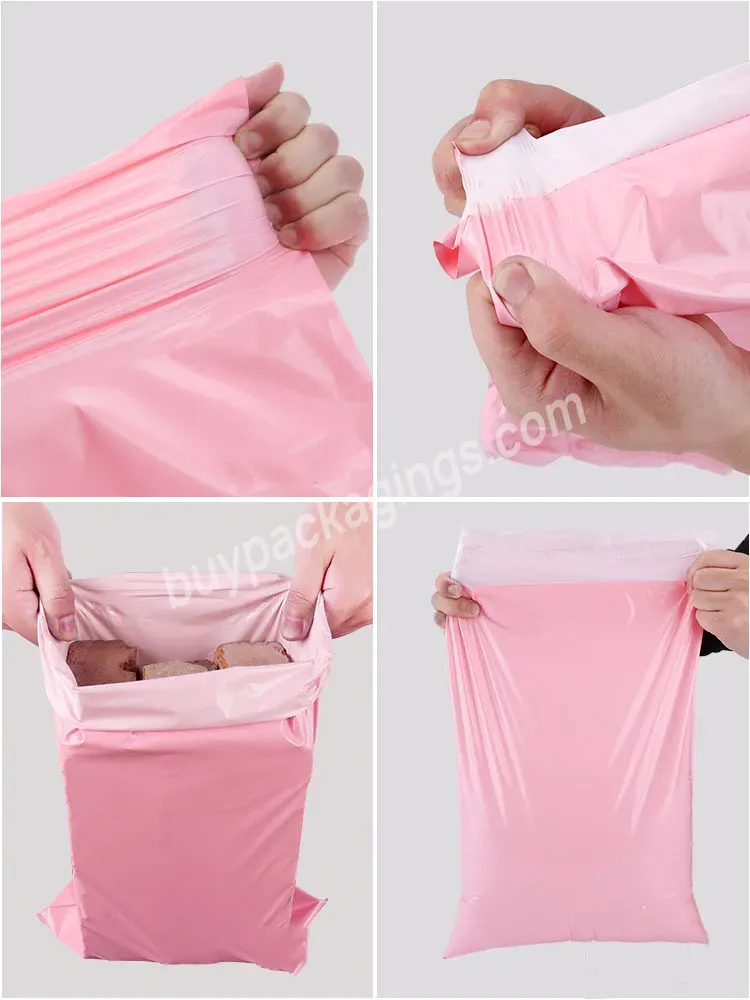 Hot Sale Custom Printed Pink Polymailer Water Proof Strong Adhesive Mail Bag For Clothes Express Shipping Envelope - Buy Hot Sale Poly Mailer,Wholesale Shipping Bags,Custom Envelope Bags.