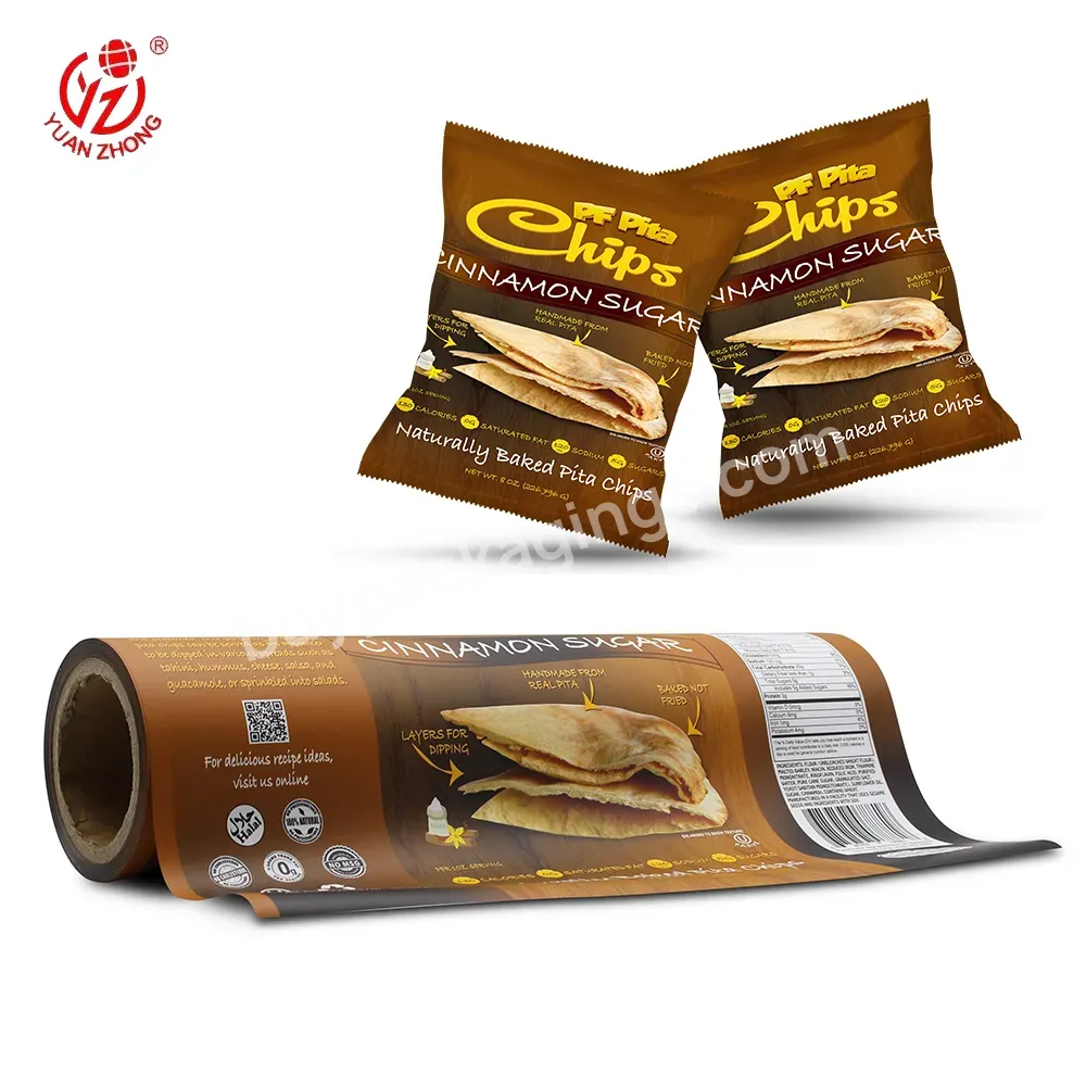 Hot-sale Custom Printed Potato Chips Packaging Film Metallized Food Grade Plastic Film Food Packaging Materials