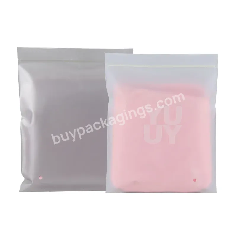 Hot Sale Custom Sealable Wholesale Clothing Bolsa Poly Zip Zip Lock Zipper Plastic Products Bag