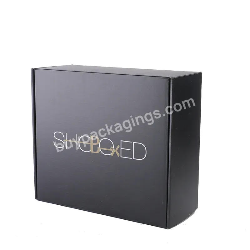 Hot Sale Custom Size Logo Printed Double Printing Corrugated Paper Packaging Paper Box